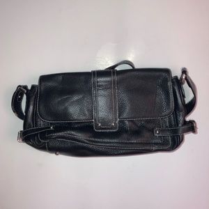Tignanello Black Shoulder Bag
